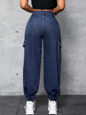 Women’s Flap Pocket Denim Trousers 2
